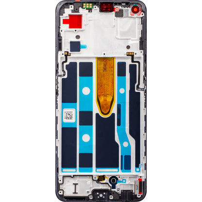 Zaslon s dodirnim ekranom Oppo Find X5 Lite / Reno7 5G, s okvirom, crni, Service Pack 4130040