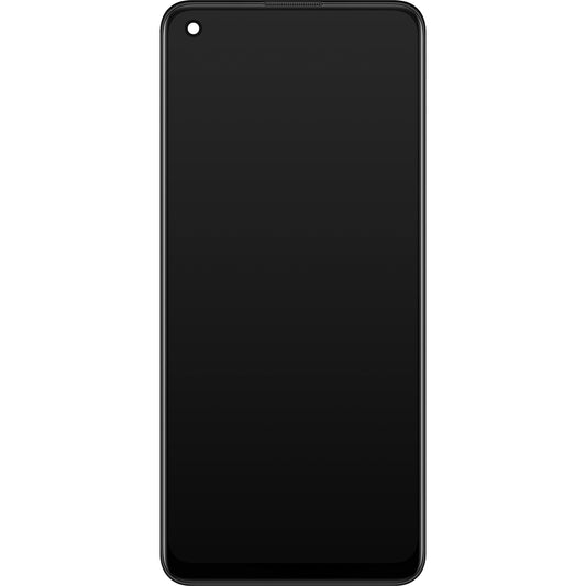 Display with Touchscreen Oppo F19 / A74, with Frame, Black, Service Pack 4907039