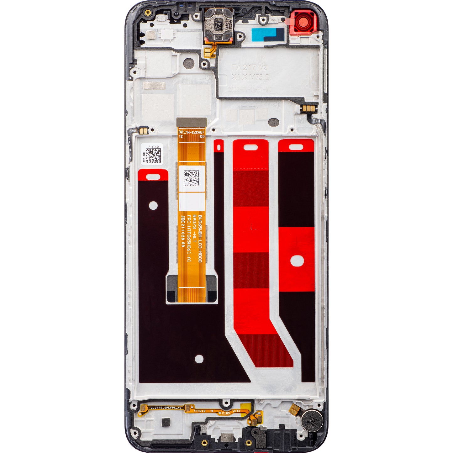 Touchscreen Display Oppo A11s / A53s / A32 / A33 (2020) / A53 4G, with Frame, Black, Service Pack 4905105