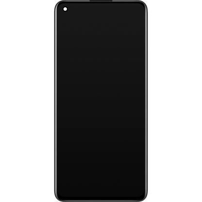 Display s dodirnim zaslonom Realme GT2, s okvirom, crni, paket za servis 4909345