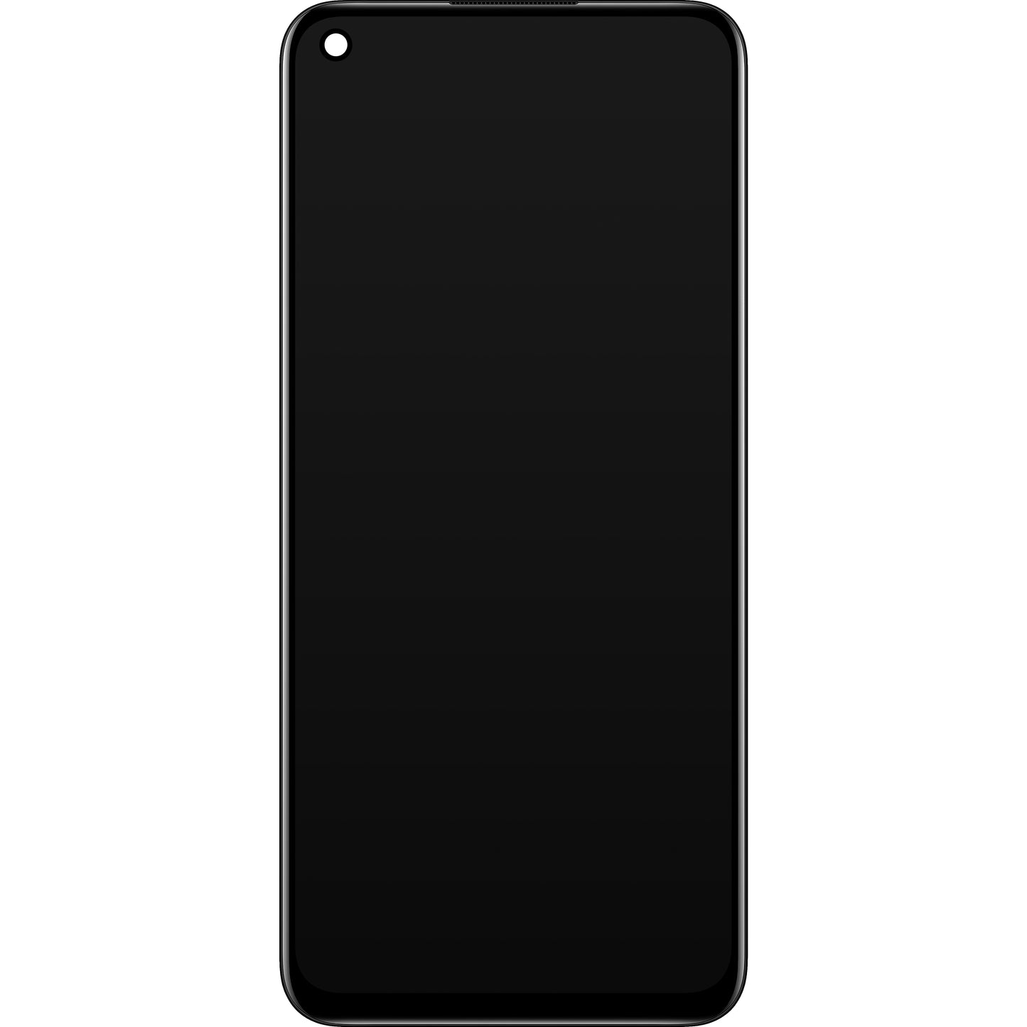 Ekran sa dodirnim ekranom Realme Narzo 50 / 8i, sa ramom, crni, Service Pack 4908405