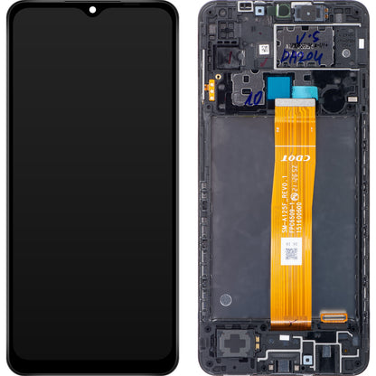 Display sa Touchscreenom Samsung Galaxy A12 A125, sa Ramom, Crni, Service Pack GH82-24491A