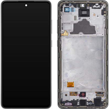 Display sa Touchscreen-om Samsung Galaxy A72 A725 / A72 5G A726, sa Ramom, Crni, Service Pack GH82-25460A