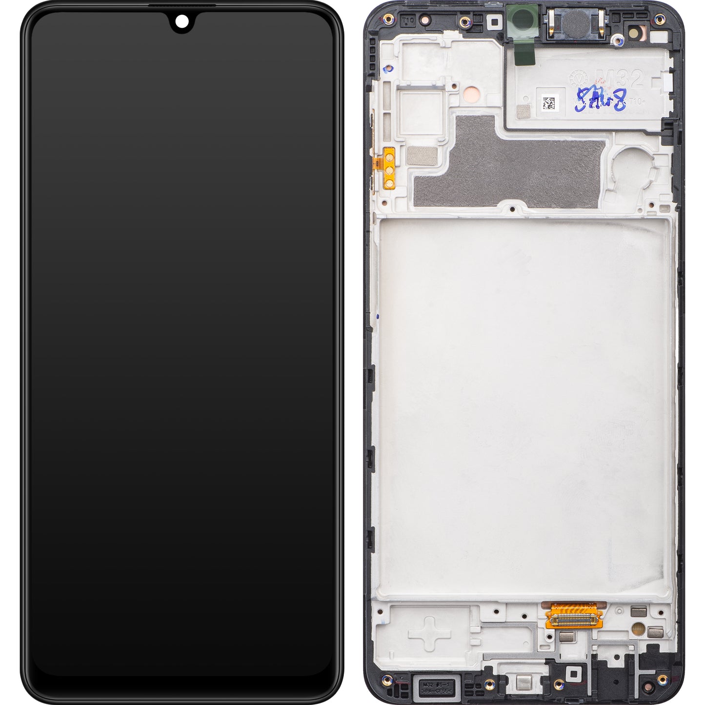 Zaslon s dodirnim ekranom Samsung Galaxy M32 M325, s okvirom, crni, servisni paket GH82-26193A