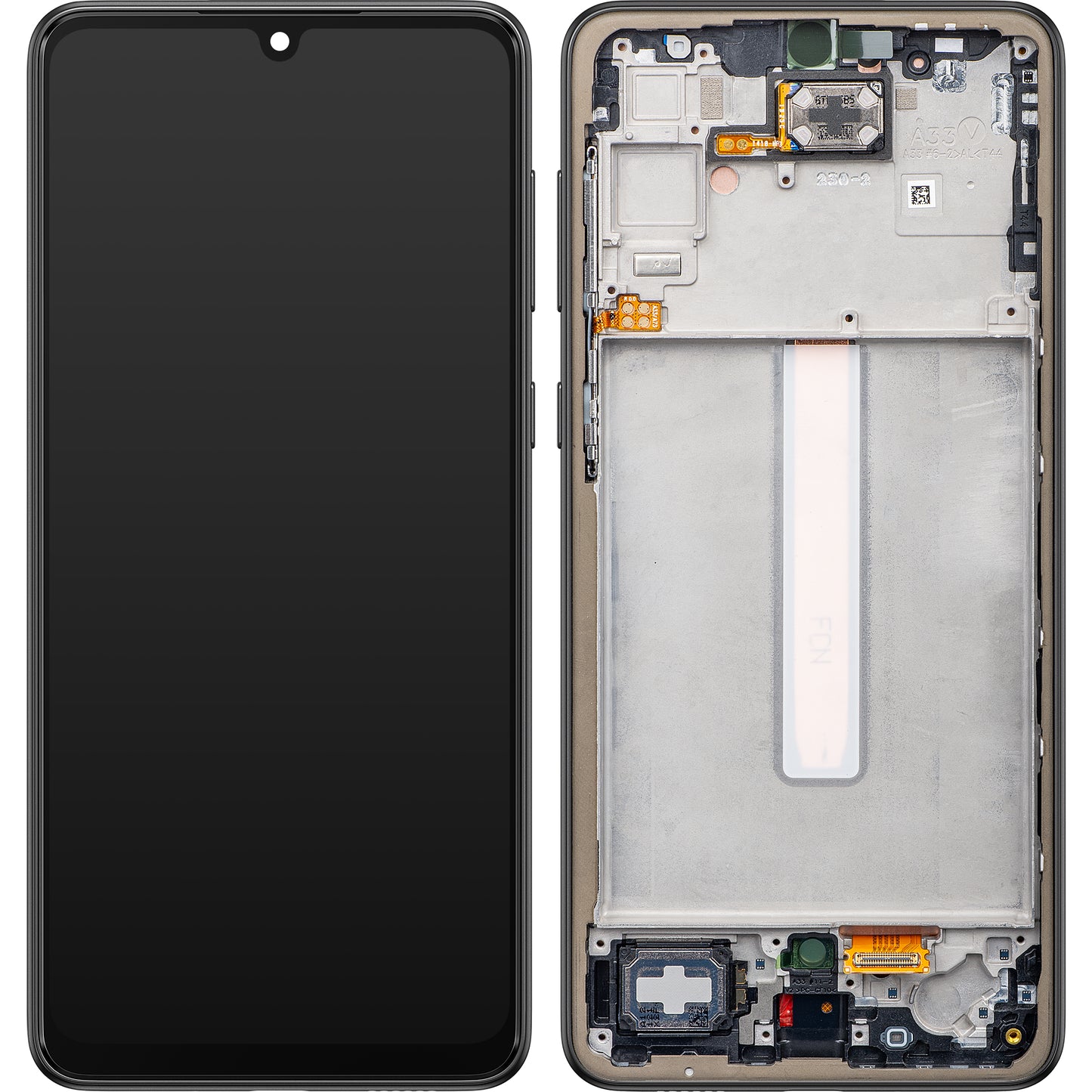 Display sa Touchscreen-om Samsung Galaxy A33 5G A336, sa Ramom, Crni, Service Pack GH82-28143A