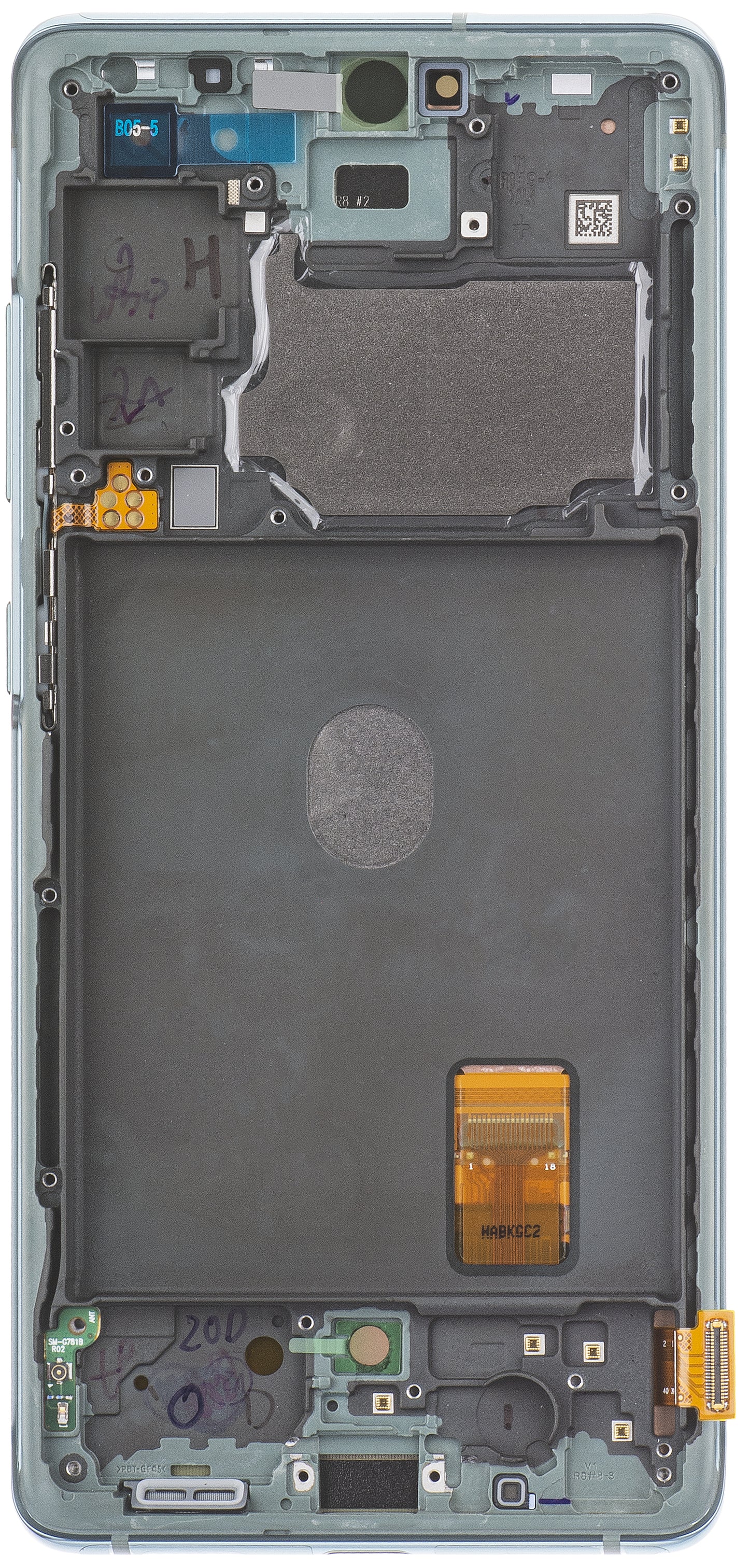 Display sa Touchscreen-om Samsung Galaxy S20 FE 5G G781, sa Ramom, Zelena (Cloud Mint), Service Pack GH82-24214D