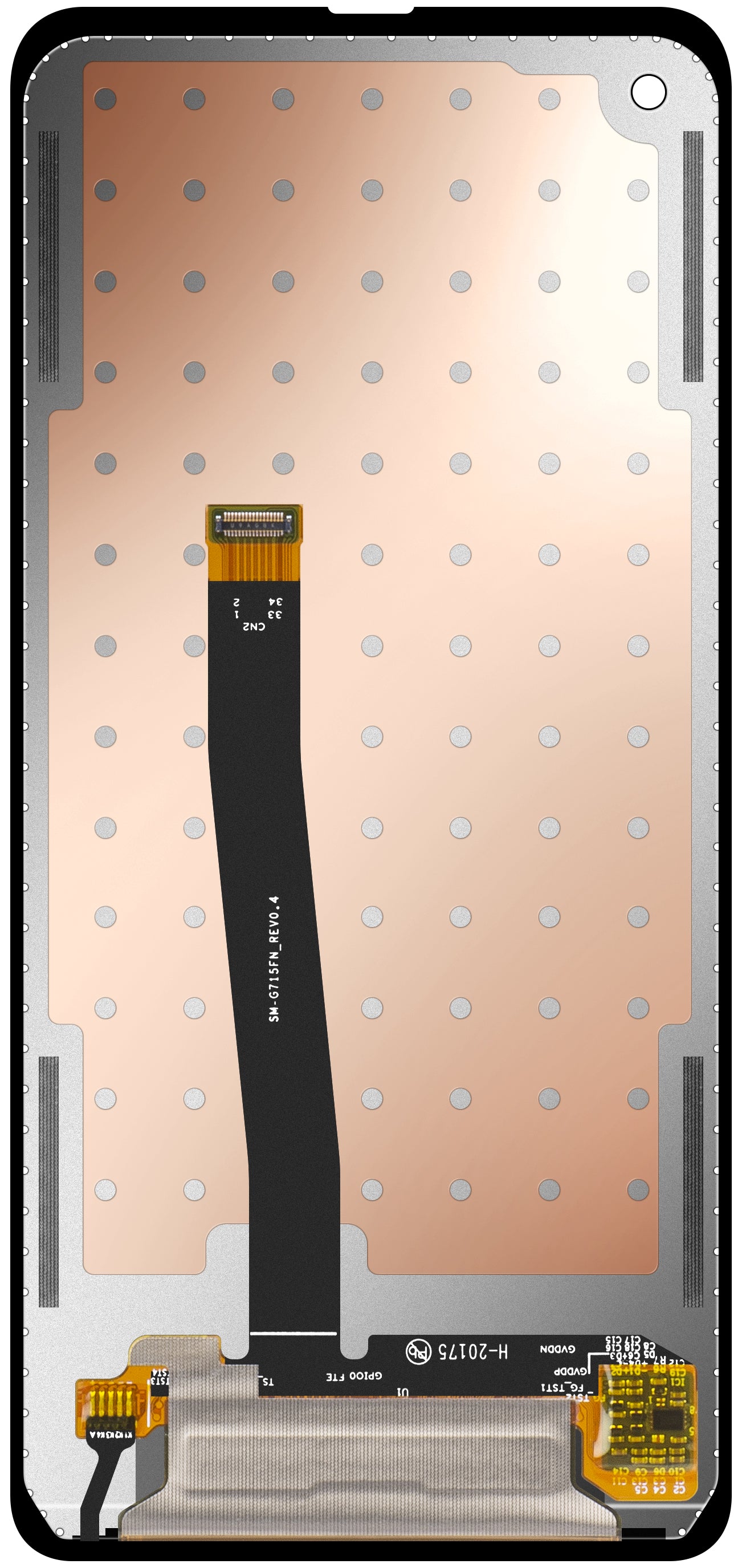 Touchscreen Display Samsung Galaxy Xcover Pro G715, Service Pack GH82-2202040A