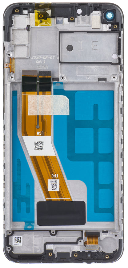 Display sa Touchscreen-om Samsung Galaxy M11 M115, sa Ramom, Crni, Service Pack GH81-18736A