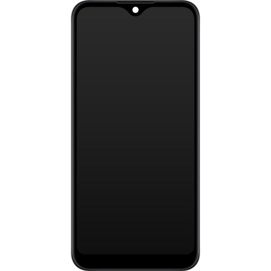 Display s dodirnim zaslonom Samsung Galaxy A01 A015, s okvirom, inačica za izvan Europe, crni, servisni paket GH81-18597A