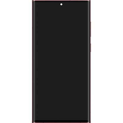 Samsung Galaxy S22 Ultra 5G S908 Touchscreen Display Samsung Galaxy S22 Ultra 5G S908, with Frame, Cherry, Service Pack GH82-27488B