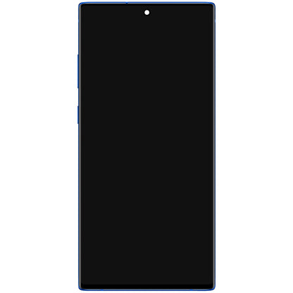 Touchscreen Display Samsung Galaxy Note 10+ N975, with Frame, Blue, Service Pack GH82-20838D
