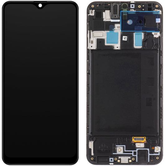 Display sa Touchscreen-om Samsung Galaxy A20 A205, sa Ramom, Crni, Service Pack GH82-19571A