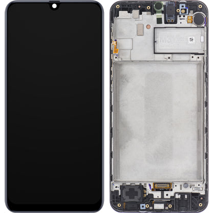 Zaslon s dodirnim ekranom Samsung Galaxy M31 M315, s okvirom, crni, servisni paket GH82-22405A