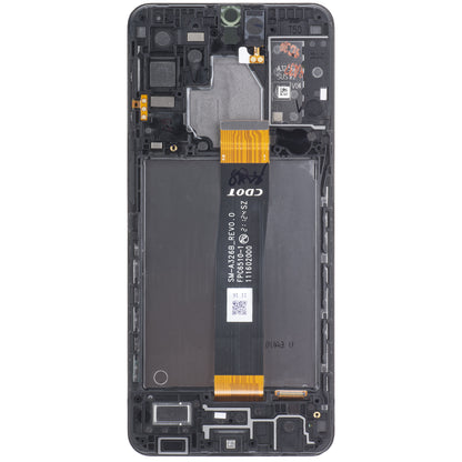 Touchscreen Display Samsung Galaxy A32 5G A326, with Frame, Black, Service Pack GH82-25121A
