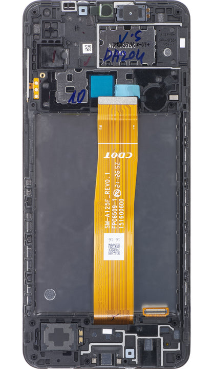 Display sa Touchscreenom Samsung Galaxy A12 A125, sa Ramom, Crni, Service Pack GH82-24491A