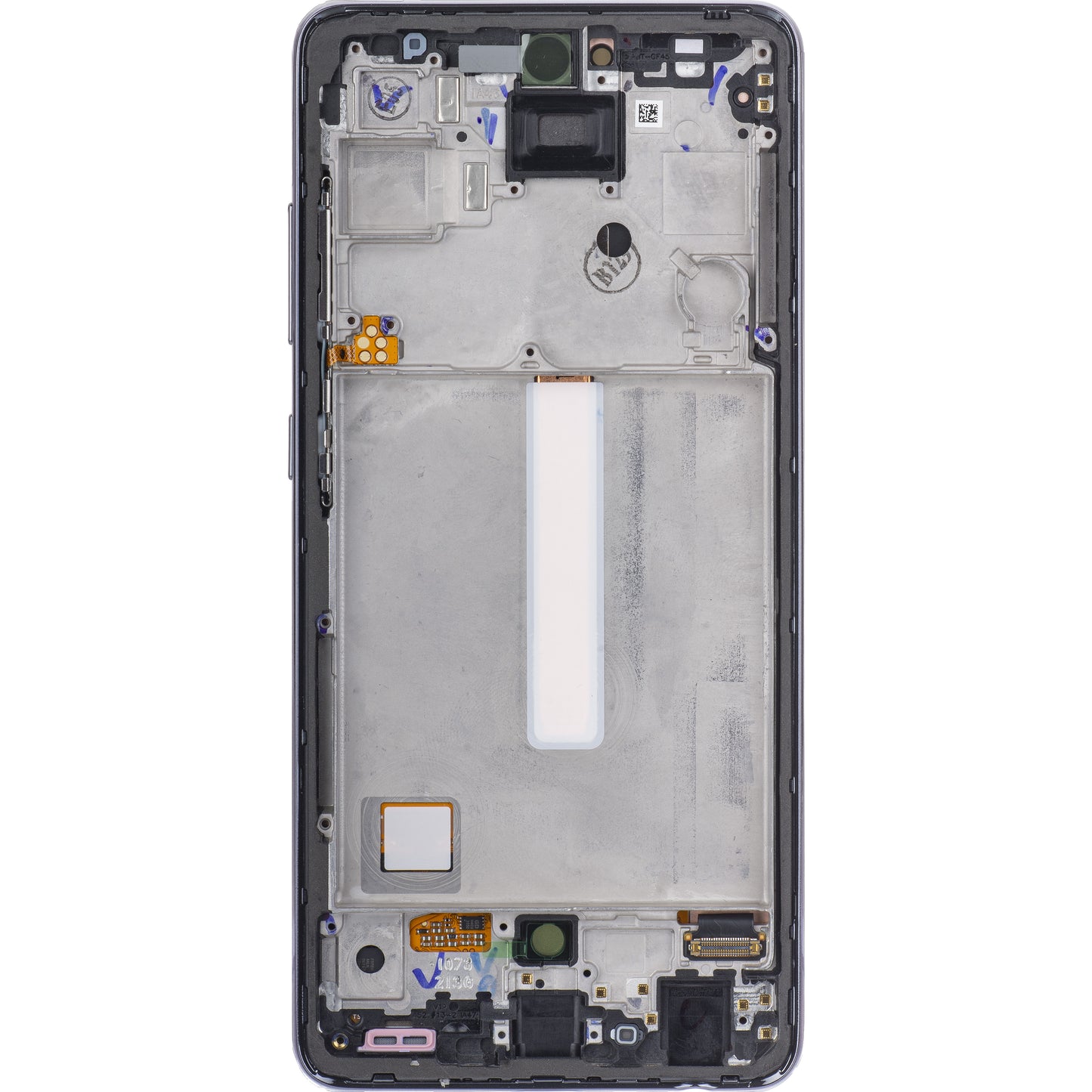 Zaslon s dodirnim ekranom Samsung Galaxy A52 5G A526 / A52 A525, s okvirom, crni, paket za servis GH82-25524A