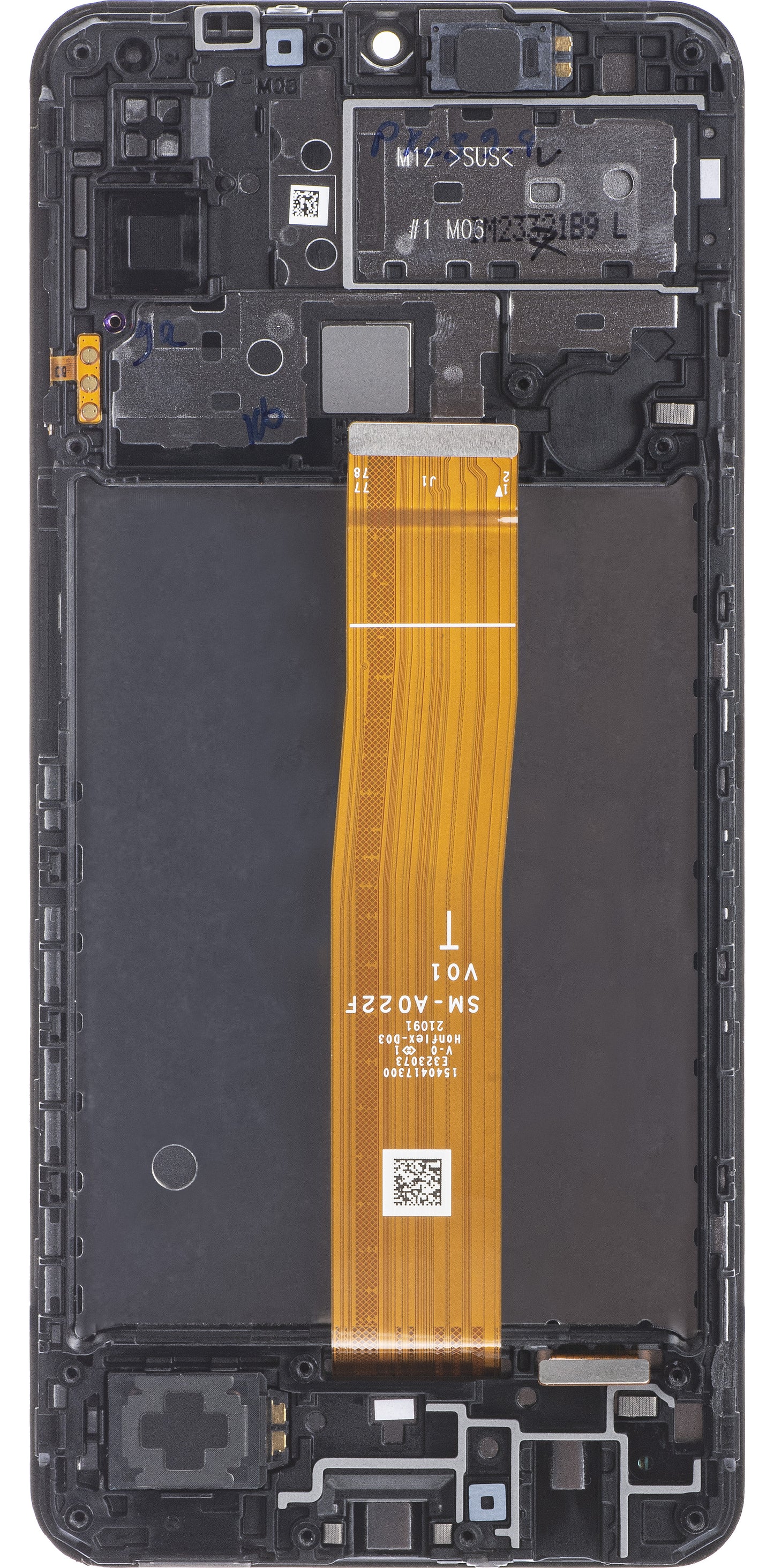 Samsung Galaxy M12 M127 Touchscreen Display Samsung Galaxy M12 M127, with Frame, Black, Service Pack GH82-25042A