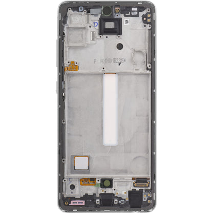 Zaslon s dodirnim ekranom Samsung Galaxy A52s 5G A528, s okvirom, bijeli, servisni paket GH82-26861D