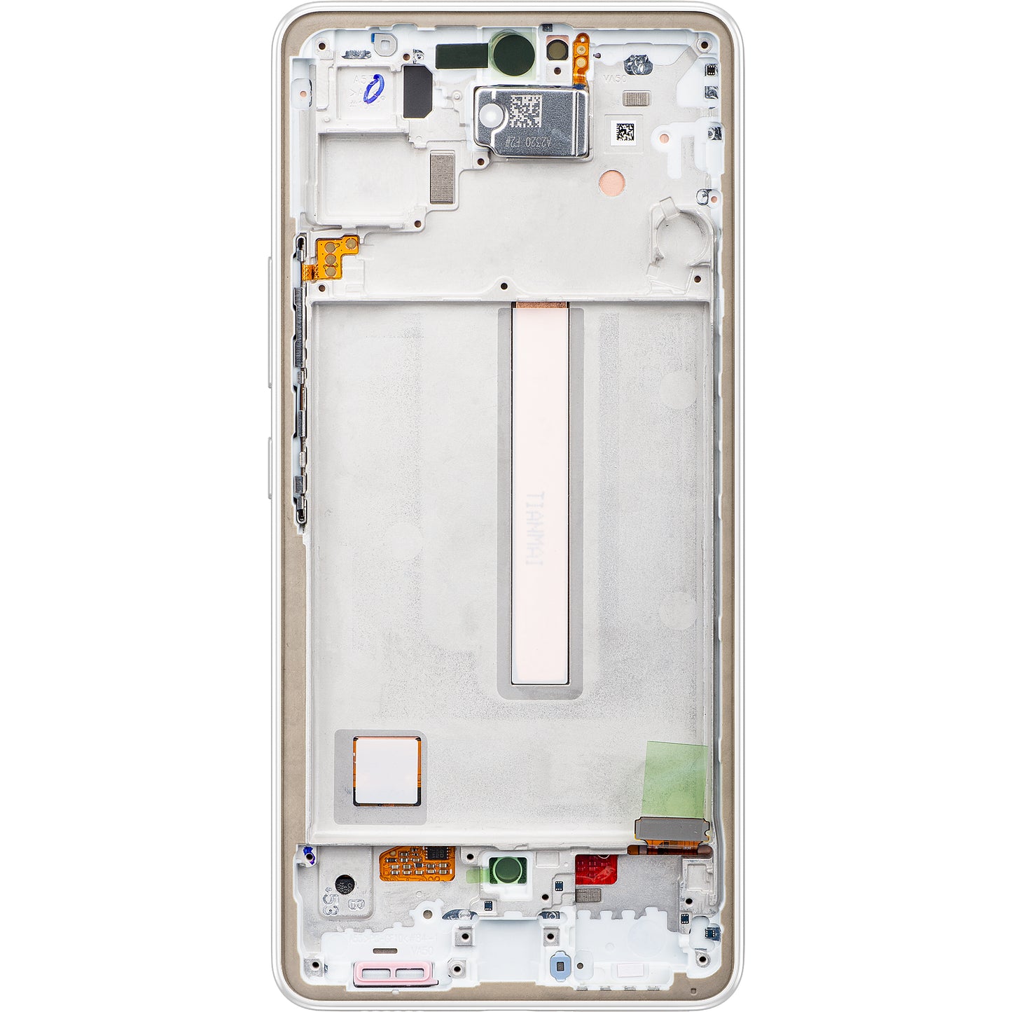 Zaslon s dodirnim ekranom Samsung Galaxy A53 5G A536, s okvirom, bijeli, servisni paket GH82-28024B