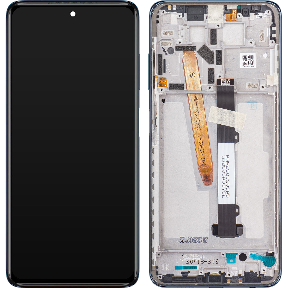 Ekran sa Touchscreen-om Xiaomi Poco X3 Pro, sa Ramom, Crna, Service Pack 560002J20S00
