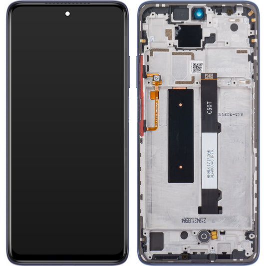 Display sa Touchscreenom Xiaomi Redmi Note 9 Pro 5G / Mi 10T Lite 5G, sa Ramom, Sivi, Service Pack 5600040J1700
