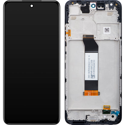 Ekran sa dodirnim ekranom Xiaomi Redmi Note 10 5G, sa ramom, sivi, Service Pack 5600020K1900