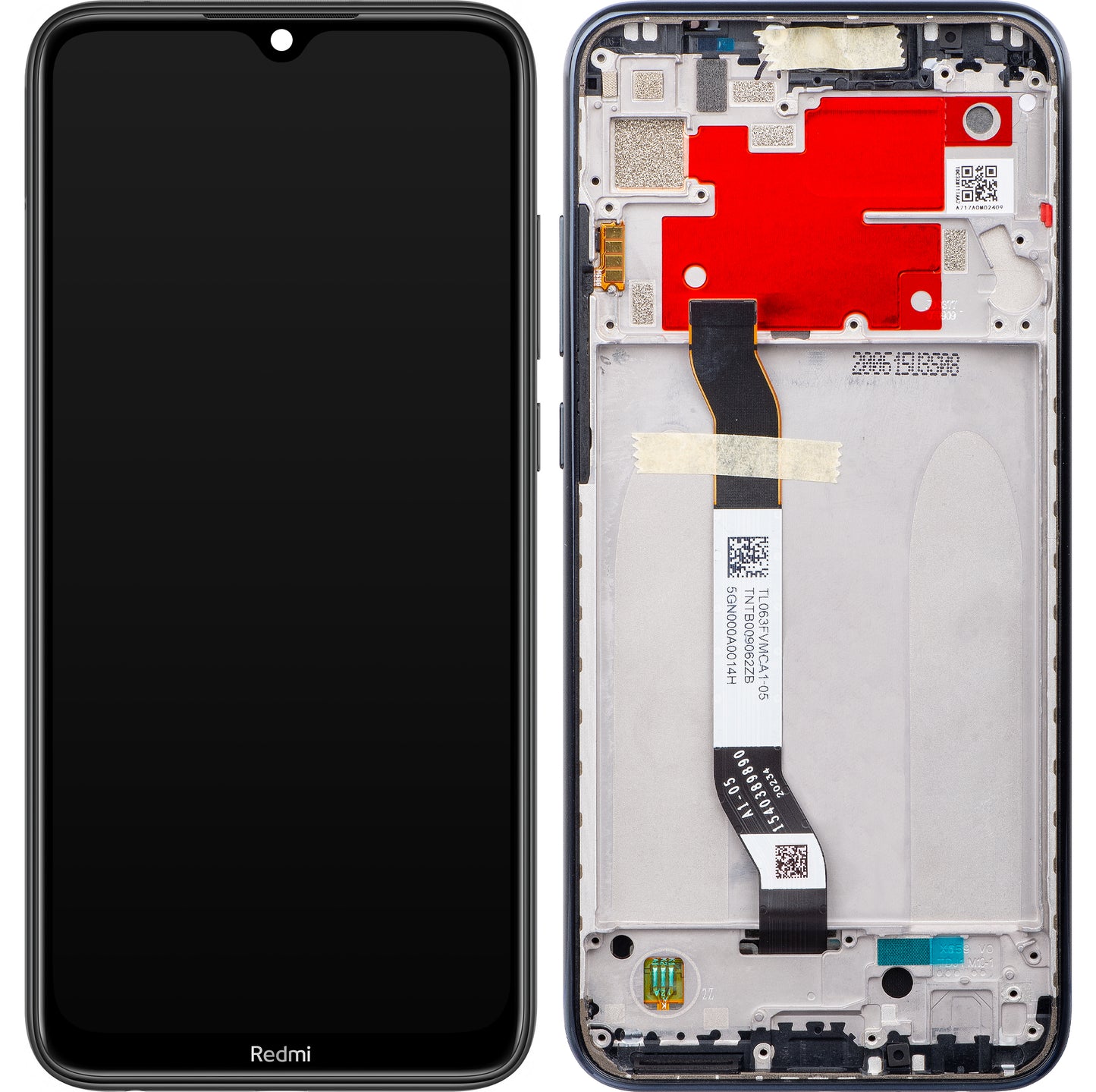 Display sa Touchscreen-om Xiaomi Redmi Note 8T, sa Ramom, Crni, Service Pack 5600040C3X00