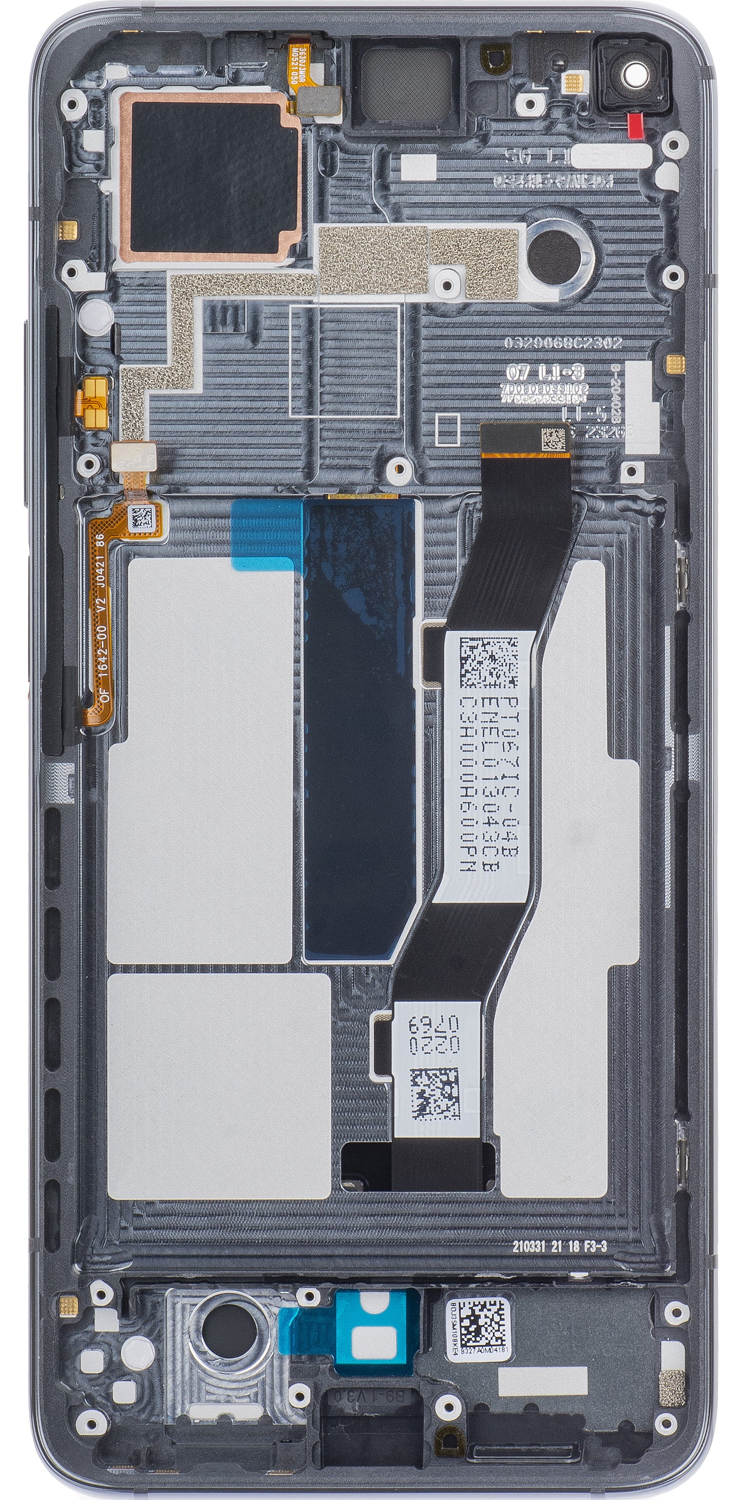 Displej sa Touchscreen-om Xiaomi Redmi K30S / 10T 5G / 10T Pro 5G, sa Ramom, Crni, Service Pack 5600030J3S00