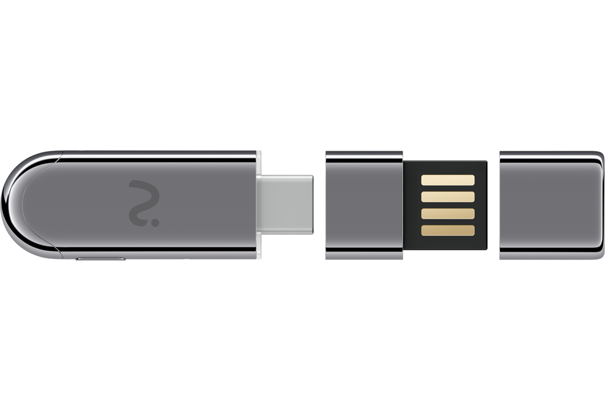 Dongl za snimanje / Diktafon Viaim NoteKit AI, USB-C / USB-A, Siva