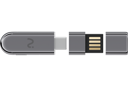 Dongl za snimanje / Diktafon Viaim NoteKit AI, USB-C / USB-A, Siva