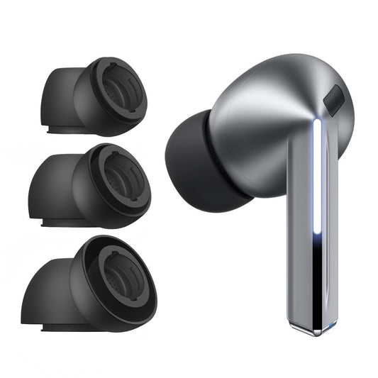 Čepovi Tech-Protect za Samsung Galaxy Buds3 Pro, Veličina S / M / L, Crni