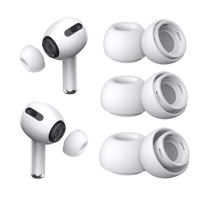 Čepovi Techsuit ET1 za Apple AirPods Pro Series, Set 3 komada, Beli