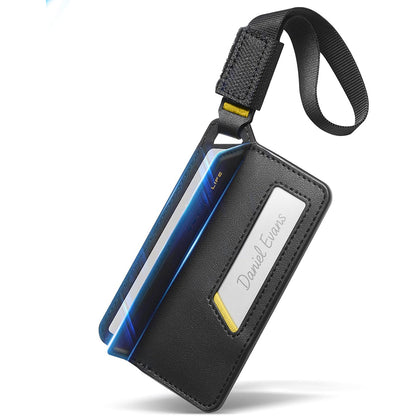 Oznaka za ručni prtljag / kofer Spigen Luggage Tag LF510, crna AHP09776