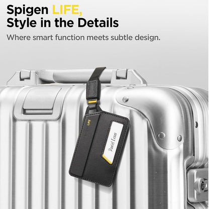 Oznaka za ručni prtljag / kofer Spigen Luggage Tag LF510, crna AHP09776