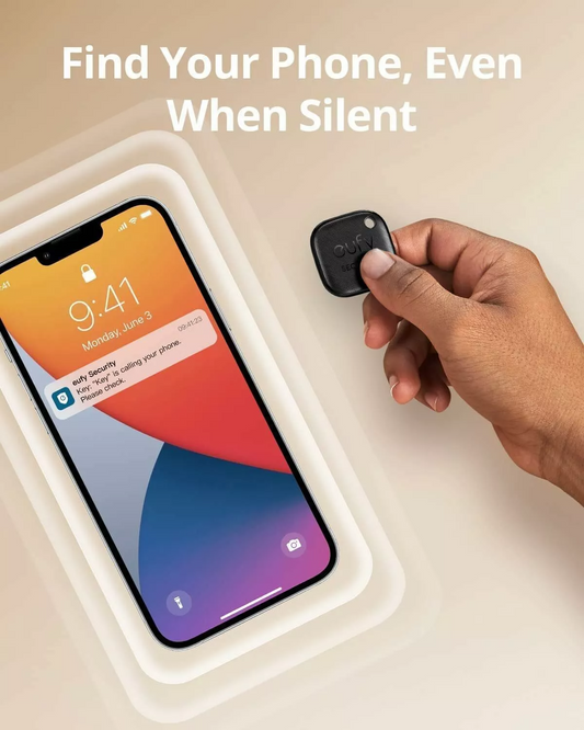 Eufy Security SmartTrack Link za iOS Series, Set 4 komada, Crna E87B0012