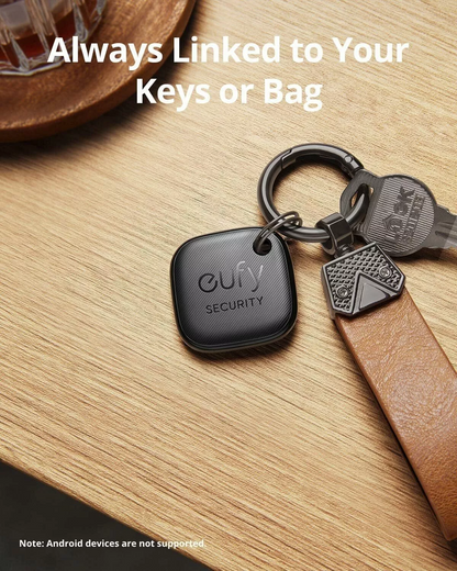 Eufy Security SmartTrack Link za iOS Series, Set 4 komada, Crna E87B0012