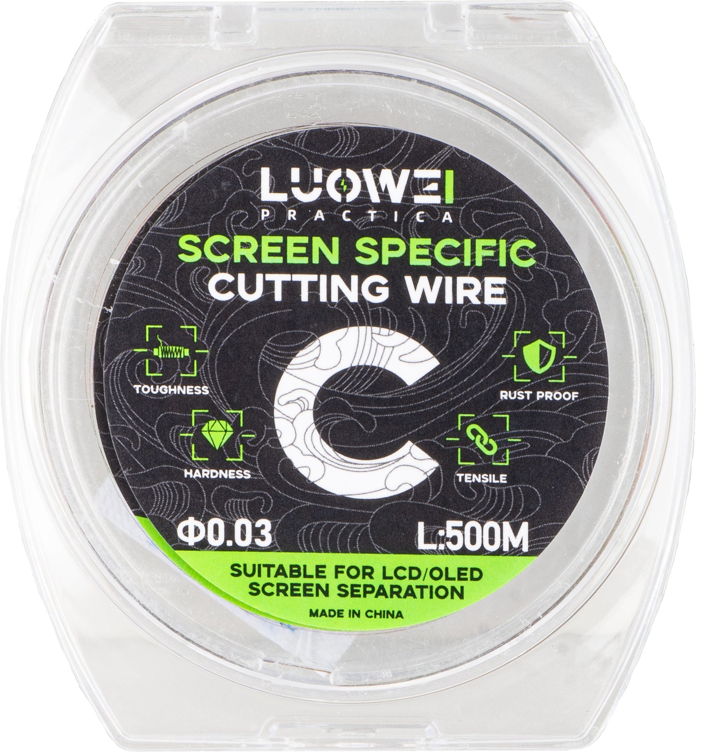 Luowei molibdenska žica, 0.03mm, 500m