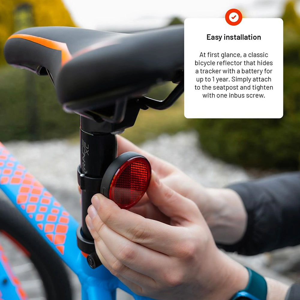 Fixed SmartTag Bike za iOS seriju, Crni