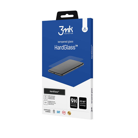 Zaštitna folija za ekran 3MK HardGlass za Samsung Galaxy A37 5G, Kaljeno staklo, Full Glue