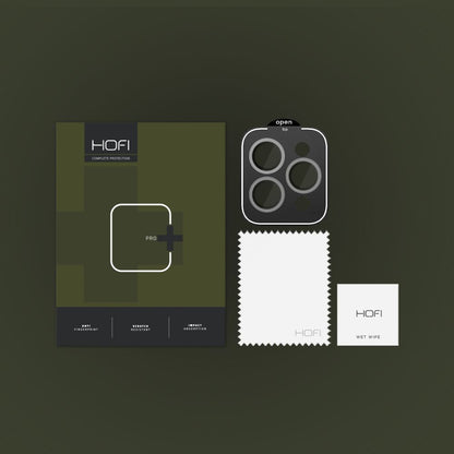 Zaštitna folija za stražnju kameru HOFI CamRing PRO+ za Apple iPhone 15 Pro Max / 15 Pro, Kaljeno staklo