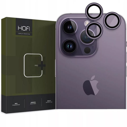Folija za zaštitu zadnje kamere Tech-Protect CamRing Fit+ za Apple iPhone 14 Pro Max / 14 Pro, Kaljeno staklo, Ljubičasta