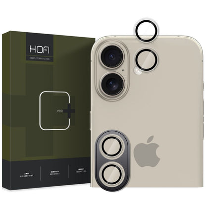 Zaštitna folija za stražnju kameru HOFI CamRing PRO+ za Apple iPhone 16 Plus / 16, Kaljeno staklo, Prozirna