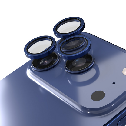 Zaštitna folija za zadnju kameru Etteri za Apple iPhone 17 Pro Max / 17 Pro, Kaljeno staklo, Plava