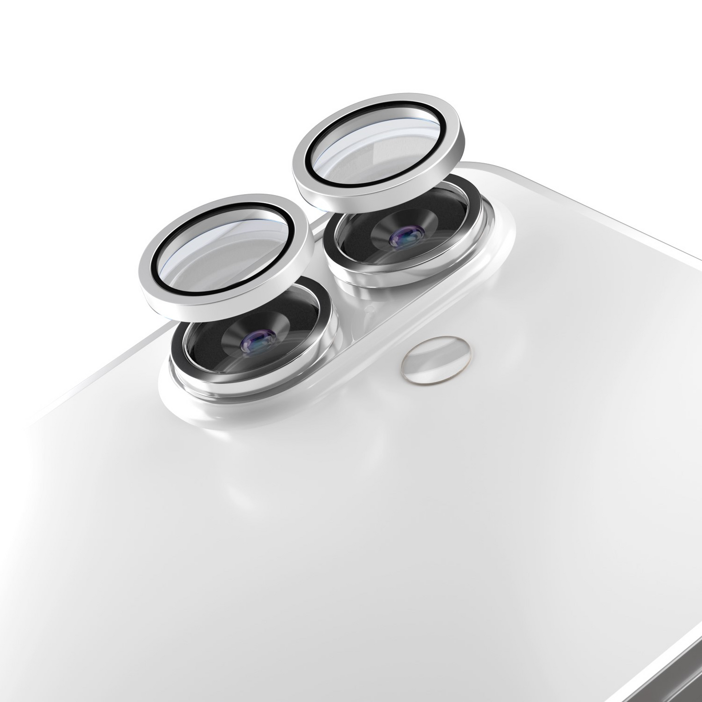 Zaštitna folija za zadnju kameru Etteri za Apple iPhone 17, Kaljeno staklo, Bela