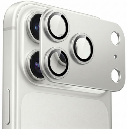 Zaštitna folija za zadnju kameru Tech-Protect CamFull Fit+ za Apple iPhone 18 Pro Max, kaljeno staklo, srebrna