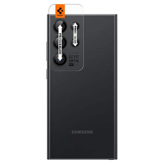 Zaštitna folija za stražnju kameru Spigen EZ FIT za Samsung Galaxy S24 Ultra S928, Kaljeno staklo, Set od 2 komada