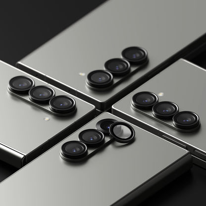 Folija za zaštitu zadnje kamere Ringke za Samsung Galaxy Z Fold6 F956, Kaljeno staklo, Set 2 komada, Crna