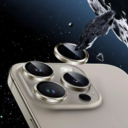Zaštitna folija za zadnju kameru Tech-Protect CamRing Fit+ za Apple iPhone 17 Pro Max / 17 Pro / 16 Pro Max, Kaljeno staklo, Crna
