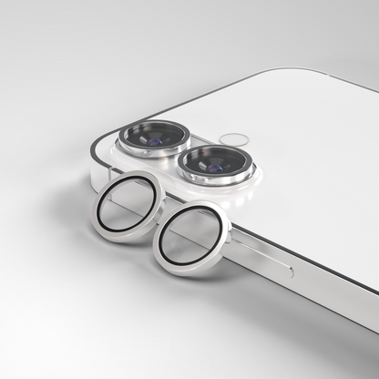 Zaštitna folija za zadnju kameru Etteri za Apple iPhone 17, Kaljeno staklo, Bela