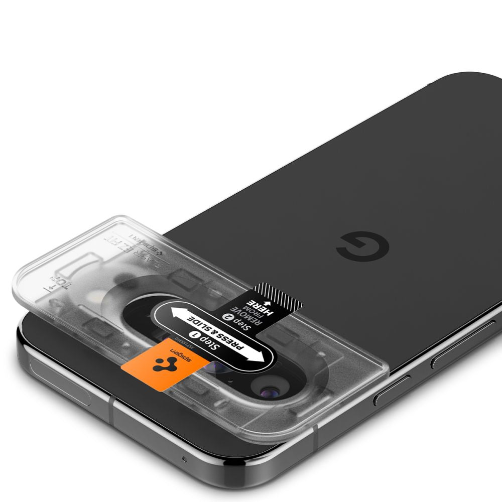 Protective Back Camera Protective Film Spigen EZ FIT for Google Pixel 9 Pro XL, Glass Protected, Set 2 pieces AGL08446 